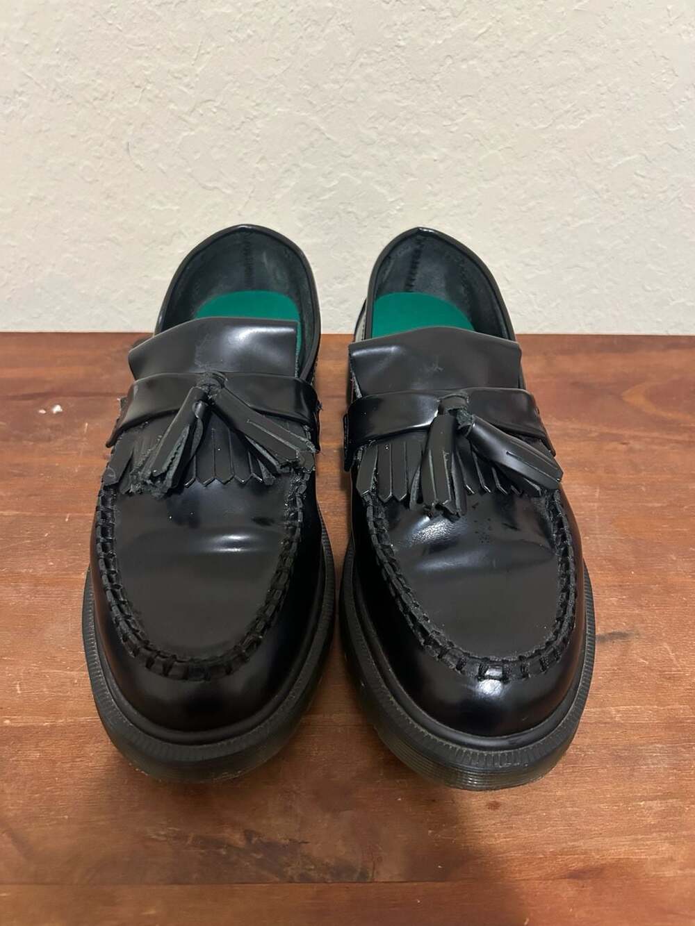 Dr. Martens Adrian Black Smooth Tassel Loafers Size 7 Men’s - Picture 2 of 10